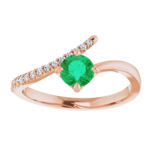 Accented Bypass Ring  