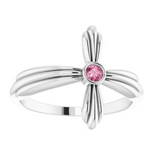 Charger l'image dans la galerie, Solitaire Sideways Cross Ring  
