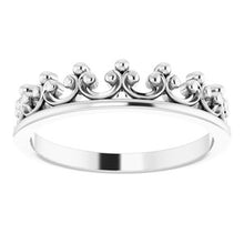 Load image into Gallery viewer, Stackable Crown Ring   
