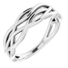 Charger l'image dans la galerie, Sterling Silver Freeform Ring
