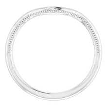 Charger l'image dans la galerie, Sterling Silver Wedding Band for 9 mm Round Ring
