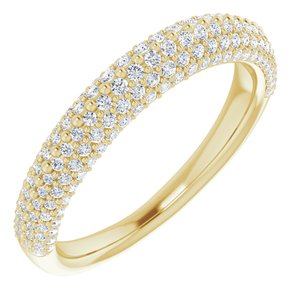 Bracelet assorti diamant 14K jaune 1/2 CTW