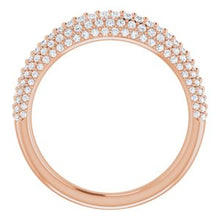 Load image into Gallery viewer, 14K Rose 1/2 CTW Diamond Matching Band
