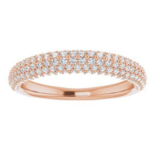 Load image into Gallery viewer, 14K Rose 1/2 CTW Diamond Matching Band
