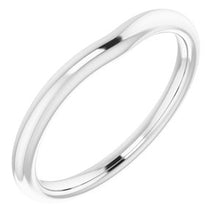 Charger l'image dans la galerie, Sterling Silver Band for 8x6 mm Oval Ring
