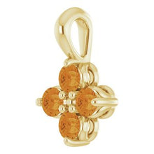 Load image into Gallery viewer, 14K Yellow Youth Citrine Pendant
