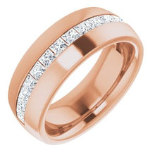 Load image into Gallery viewer, 14K Rose 1 CTW Diamond Band
