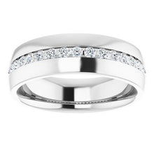 Charger l'image dans la galerie, Bande de diamant platine 3/8 CTW
