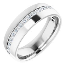 Charger l'image dans la galerie, Bande de diamant platine 3/8 CTW
