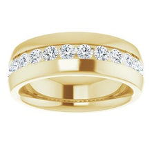 Load image into Gallery viewer, 10K Yellow 1 3/8 CTW Diamond Band
