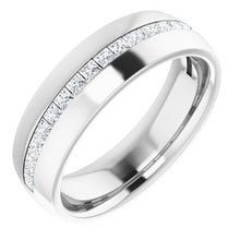 Load image into Gallery viewer, 14K White 5/8 CTW Diamond Band
