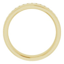 Charger l&#39;image dans la galerie, Bande de diamant 14K jaune 5/8 CTW
