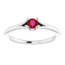 Load image into Gallery viewer, Youth Solitaire Ring  
