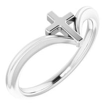 Load image into Gallery viewer, Sterling Silver Cross Ring
