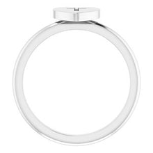Charger l'image dans la galerie, Sterling Silver Heart with Cross Ring
