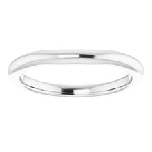 Charger l&#39;image dans la galerie, Sterling Silver Band for 7.4 mm Round Ring
