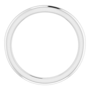 Sterling Silver Band for 7 mm Round Ring