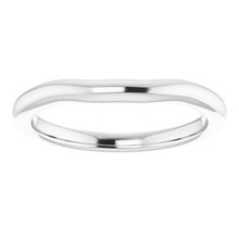 Charger l&#39;image dans la galerie, Sterling Silver Band for 8.2 mm Round Ring
