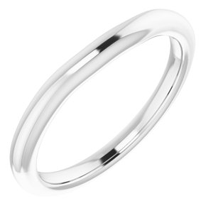 Sterling Silver Band for 7 mm Round Ring