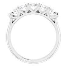 Charger l&#39;image dans la galerie, 14K White 1 CTW Diamond Anniversary Band
