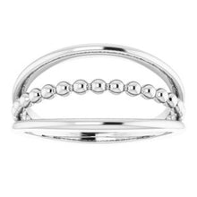 Load image into Gallery viewer, Negative Space Beaded Ring   
