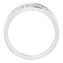 Load image into Gallery viewer, Sterling Silver Negative Space Beaded Ring
