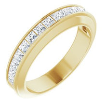 Load image into Gallery viewer, 14K Yellow 3/4 CTW Diamond Matching Band
