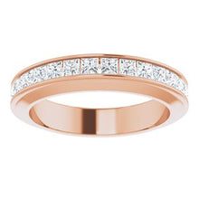 Charger l&#39;image dans la galerie, 14K Rose 3/4 CTW Diamond Matching Band
