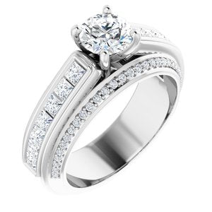 Channel-Set Engagement Ring or Band  