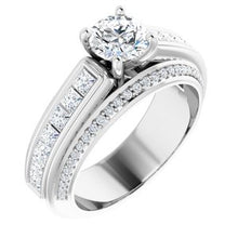 Load image into Gallery viewer, Channel-Set Engagement Ring or Band  
