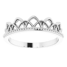 Charger l'image dans la galerie, Stackable Crown Ring 
