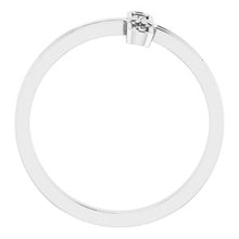 Load image into Gallery viewer, Sterling Silver Sideways Cross Ring

