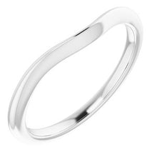 Load image into Gallery viewer, Sterling Silver  6 mm Round Wedding Band

