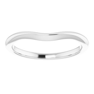 Sterling Silver  6 mm Round Wedding Band