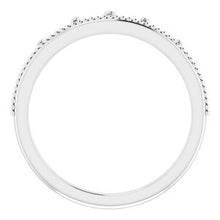 Load image into Gallery viewer, Sterling Silver Stackable Crown Ring
