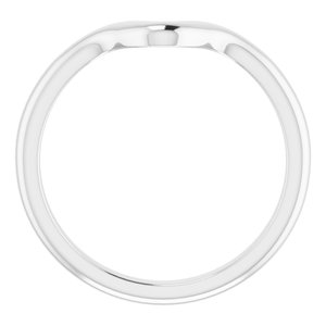 Sterling Silver Band for 10x7 mm Pear Ring