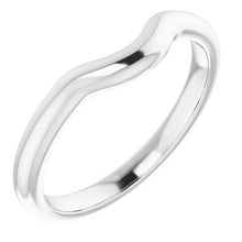 Load image into Gallery viewer, Sterling Silver Band for 6 mm Cushion Ring
