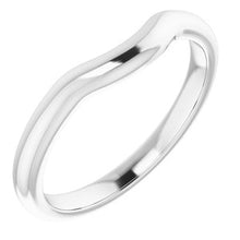 Load image into Gallery viewer, Sterling Silver Band for 7 mm Cushion Ring
