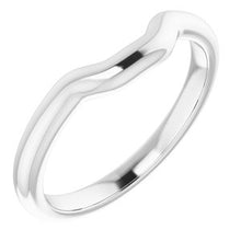 Load image into Gallery viewer, Sterling Silver Band for 6 mm Asscher Ring
