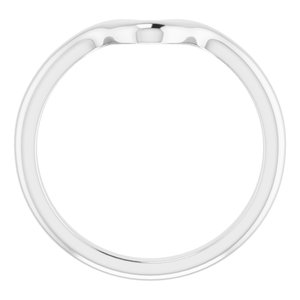 Sterling Silver Band for 12x6 mm Marquise Ring