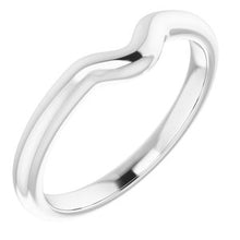 Load image into Gallery viewer, Sterling Silver Band for 7x3.5 mm Marquise Ring
