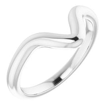 Load image into Gallery viewer, Sterling Silver Band for 12x8 mm Pear Ring
