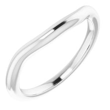 Charger l'image dans la galerie, Sterling Silver Band for 6 x 4 mm Emerald Ring
