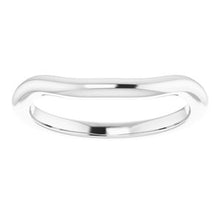 Charger l'image dans la galerie, Sterling Silver Band for 6 x 4 mm Emerald Ring
