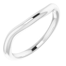 Load image into Gallery viewer, Sterling Silver Band for 7 x 5 mm Oval Ring
