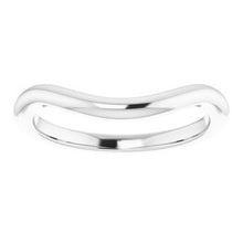 Load image into Gallery viewer, Sterling Silver Band for 8 x 6 mm Emerald Ring

