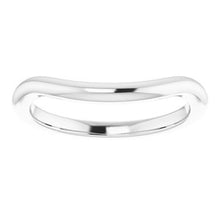 Load image into Gallery viewer, Sterling Silver Band for 7 x 7 mm Asscher Ring
