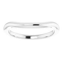 Load image into Gallery viewer, Sterling Silver Band for 6 x 6 mm Asscher Ring

