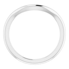 Load image into Gallery viewer, Sterling Silver Band for 8 x 6 mm Emerald Ring
