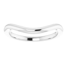 Charger l'image dans la galerie, Sterling Silver Band for 9 x 9 mm Cushion Ring
